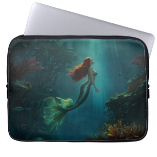 Mermaid's Dream Fantasy Art Underwater Scene Laptopschutzhülle