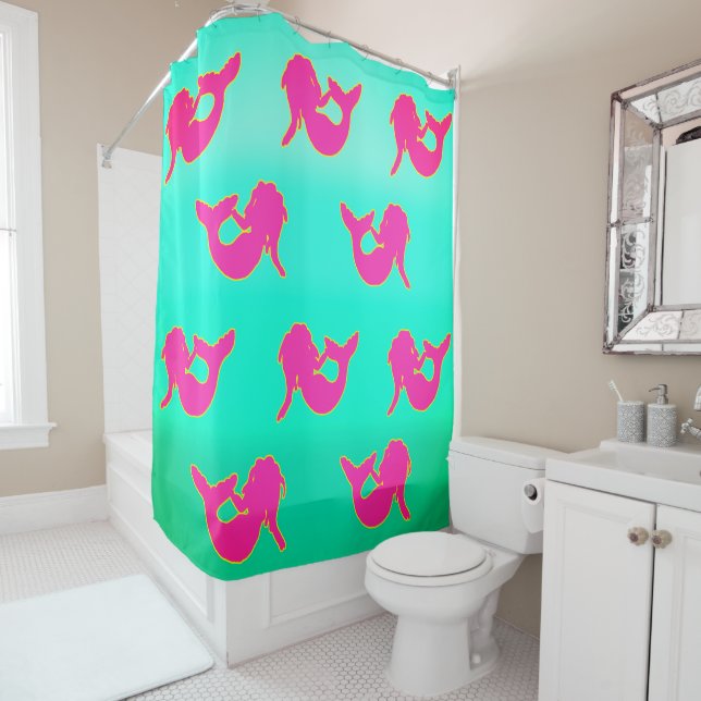 Mermaids Duschvorhang (Beispiel)