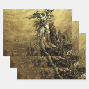 "Mermaids of the Rhein" von Arthur Rackham Geschenkpapier Set