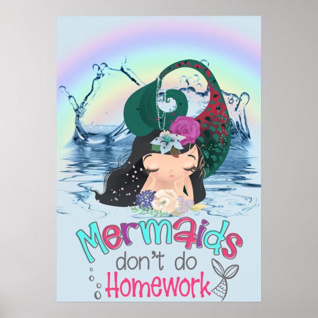 Mermaids Poster Paper (Halbglanz) (Vorne)