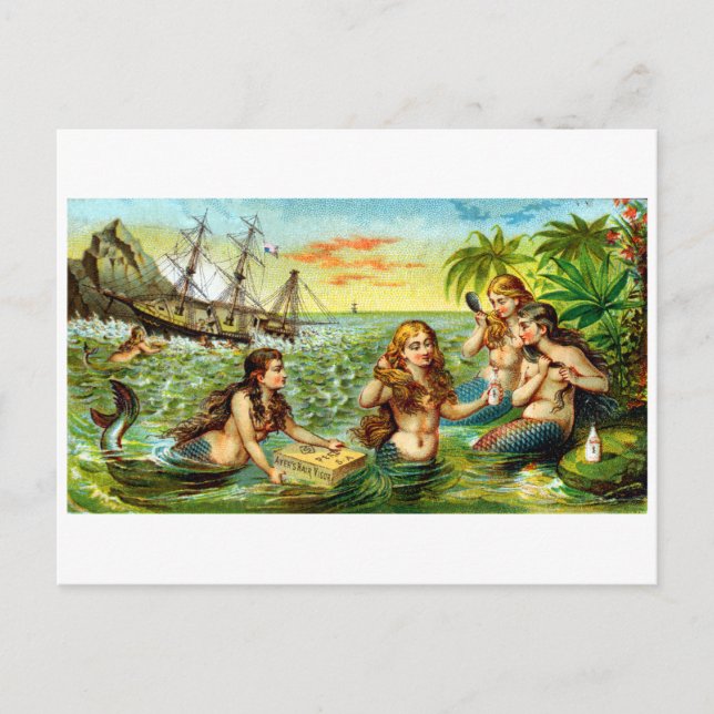 Mermaids Postkarte (Vorderseite)