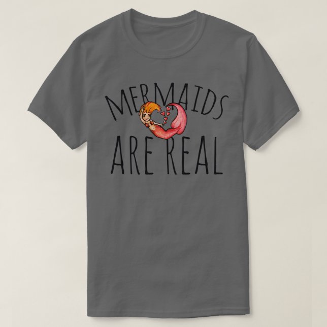 Mermaids sind Real 5 T-Shirt (Design vorne)