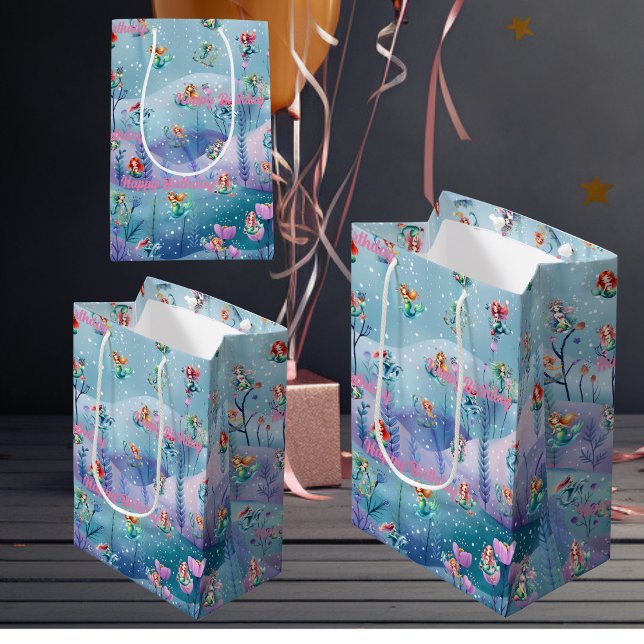 Mermaids Theme Sac cadeau pour Enfants Anniversair (Créateur téléchargé)