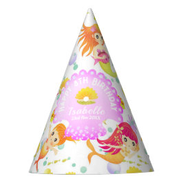 Mermaids White Partyhütchen
