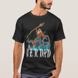 Merman Merdad Mermaid Vater T-Shirt