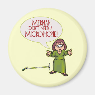Merman-/Mikrofon-Magnet Magnet