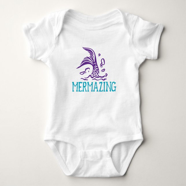 Mermazing Baby Strampler (Vorderseite)