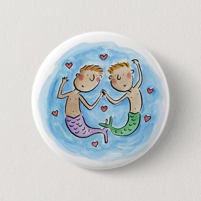 Mermen Button (Vorderseite)