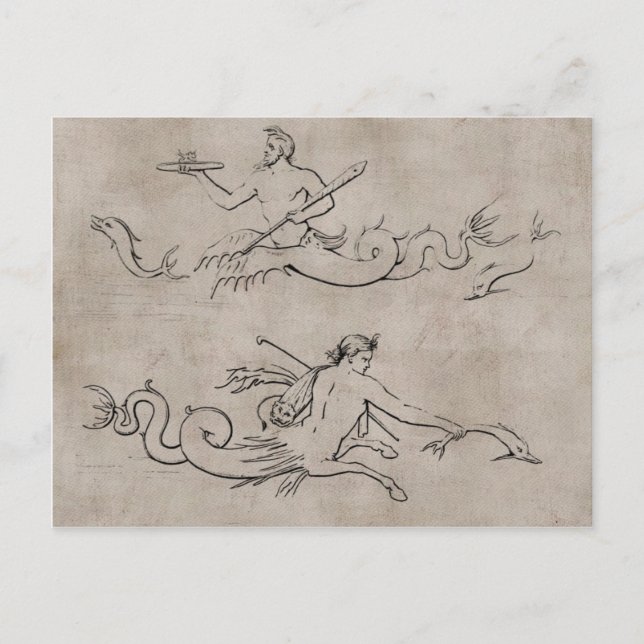 Merpeople Postkarte (Vorderseite)