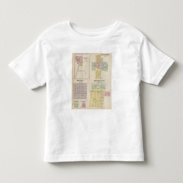 Merriam, Altamont, Montana, Hügel-Tal, Kansas Kleinkind T-shirt (Vorderseite)