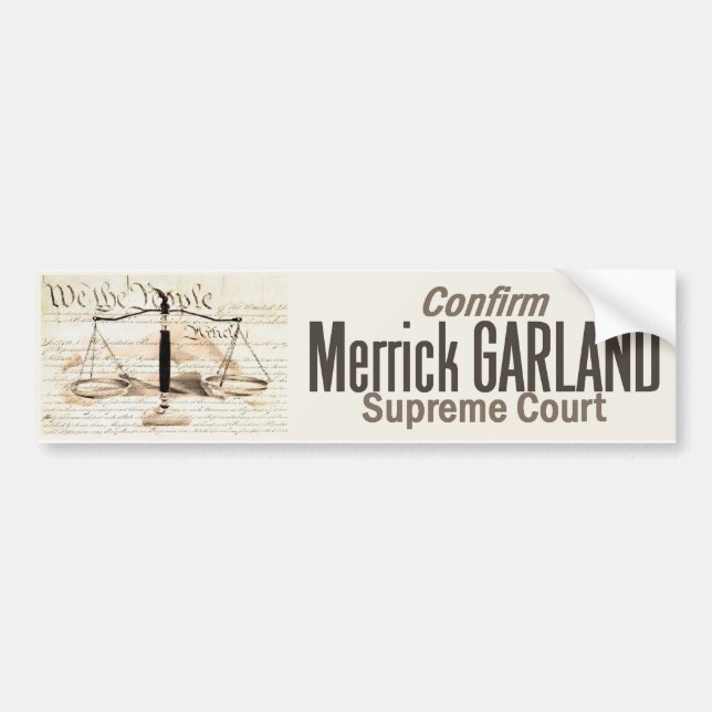 Merrick-Girlanden-Oberstes Gericht Autoaufkleber (Vorne)