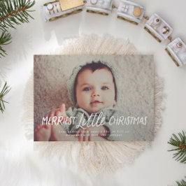 Merriest Little Christmas Flat Holiday Card Feiertagskarte