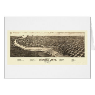 Merrill, panoramische Karte WI - 1883