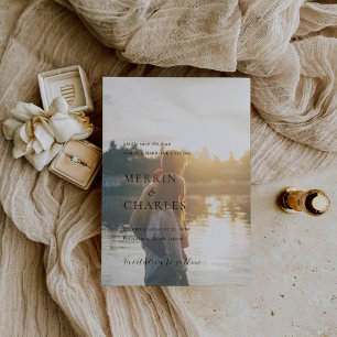 Merrin Foto Elegant Wedding Save The Date