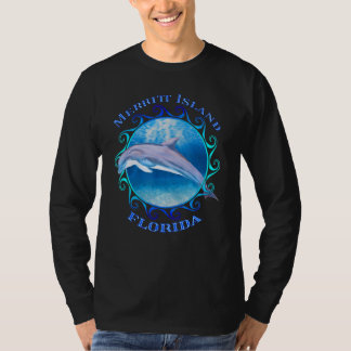 Merritt Island Florida Vacation Souvenir Dolphin T-Shirt