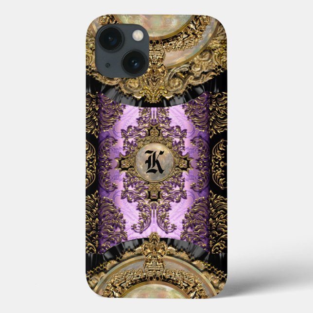 Merrityme Plum dance Beauty Monogram Protection Case-Mate iPhone Hülle (Rückseite)