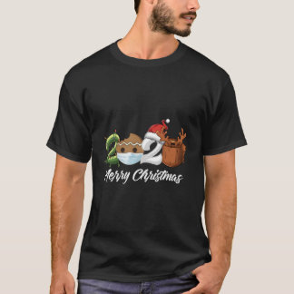 Merry 2020 Gingerbread mit Gesichtsmaske für Chris T-Shirt