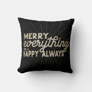 Merry Alles & a Happy Always Holiday  Kissen