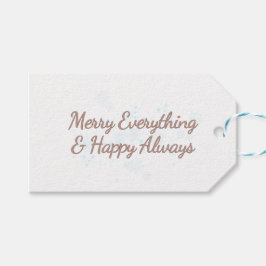 Merry Alles & Happy Immer, Urlaub Wärme, Geschenkanhänger