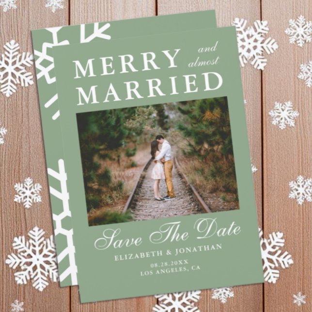 Merry & Almost Married Wedding Save The Date (Von Creator hochgeladen)