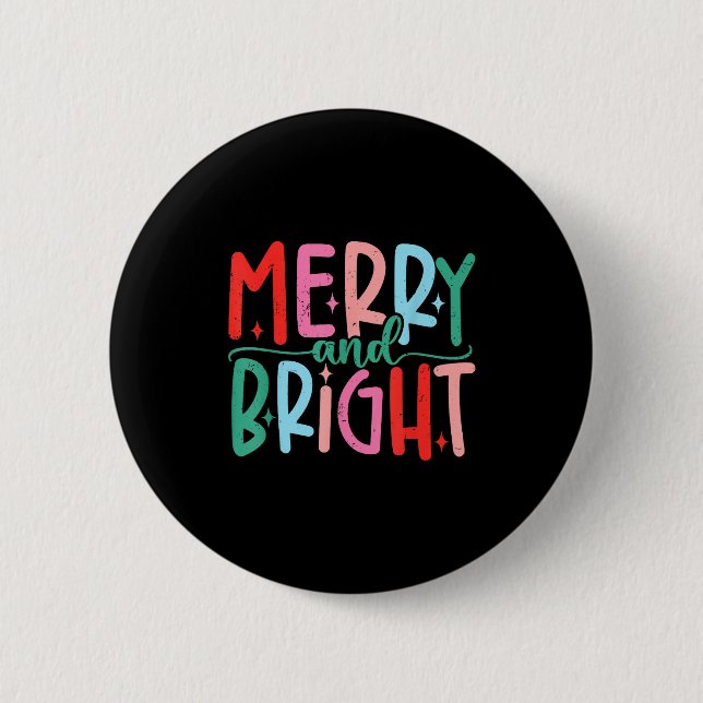 Merry &amp; Bright Moody &amp; Uptight Matching Co Button (Vorderseite)