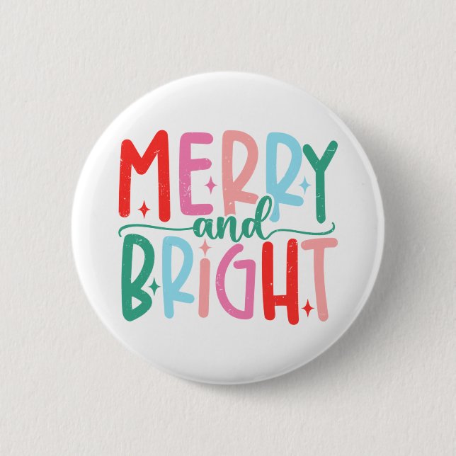 Merry &amp; Bright Moody &amp; Uptight Matching Co Button (Vorderseite)