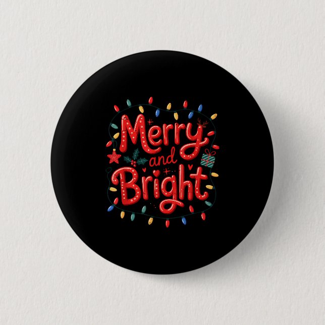 Merry &amp; Bright Moody &amp; Uptight Matching Co Button (Vorderseite)
