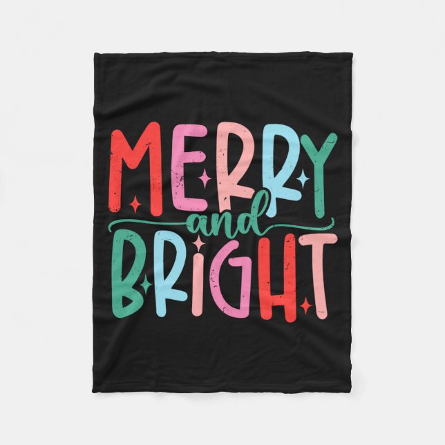 Merry &amp; Bright Moody &amp; Uptight Matching Co Fleecedecke (Vorderseite)