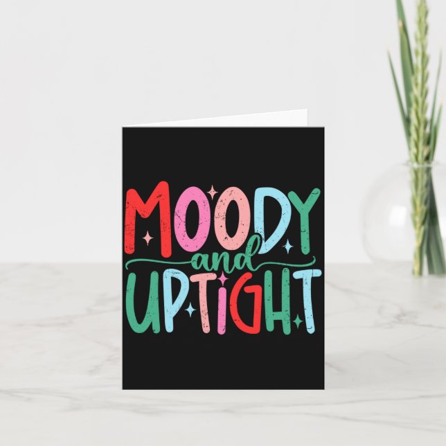 Merry &amp; Bright Moody &amp; Uptight Matching Co Karte (Vorderseite)
