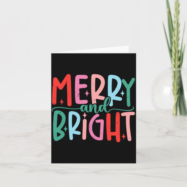 Merry &amp; Bright Moody &amp; Uptight Matching Co Karte (Vorderseite)