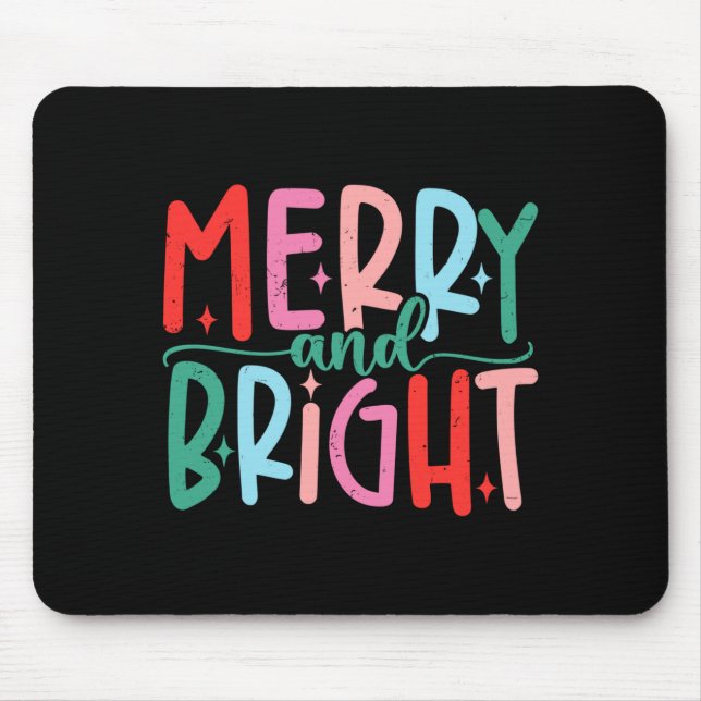 Merry &amp; Bright Moody &amp; Uptight Matching Co Mousepad (Vorne)