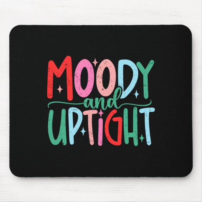 Merry &amp; Bright Moody &amp; Uptight Matching Co Mousepad (Vorne)