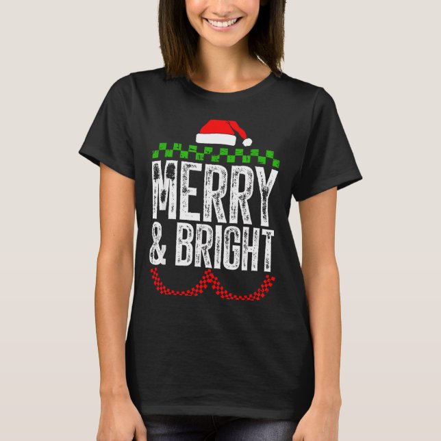 Merry &amp; Bright Moody &amp; Uptight Matching Co T-Shirt (Vorderseite)