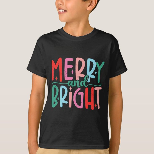 Merry &amp; Bright Moody &amp; Uptight Matching Co T-Shirt (Vorderseite)