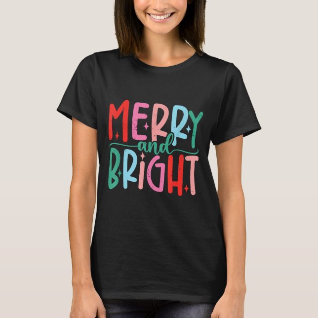 Merry &amp; Bright Moody &amp; Uptight Matching Co T-Shirt (Vorderseite)