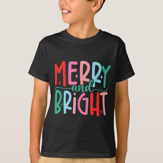 Merry &amp; Bright Moody &amp; Uptight Matching Co T-Shirt (Vorderseite)
