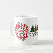 Merry and Bright Leopard Weihnachten