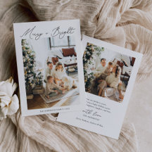 Merry and Bright Modernes Minimalistisches Foto