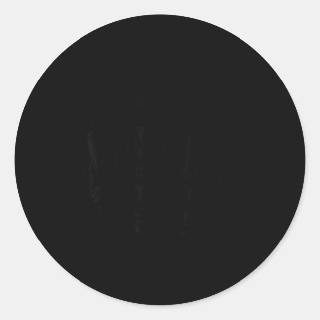 Merry And Bright Moody And Uptight Christmas Coupl Runder Aufkleber (Vorderseite)