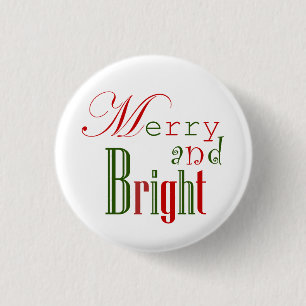 Merry and Bright, Red 'n Green Button