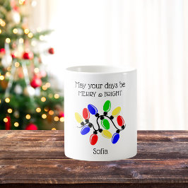 Merry and Bright Signature Kaffeetasse