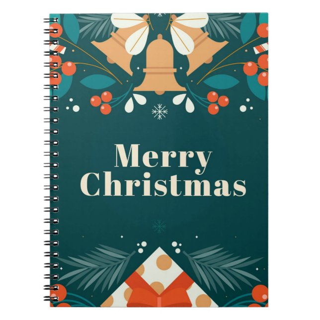 Merry and Bright Stylish Modern New Year Notizblock (Vorderseite)