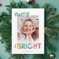 Merry and Bright Tissue Christmas Foto