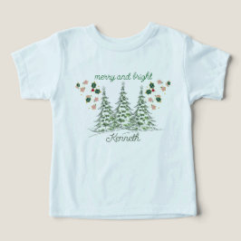 Merry and Holiday Cheer Personalisiert Baby Shirt