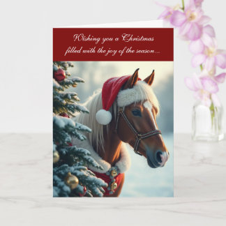 Merry and Mane Christmas Card Karte