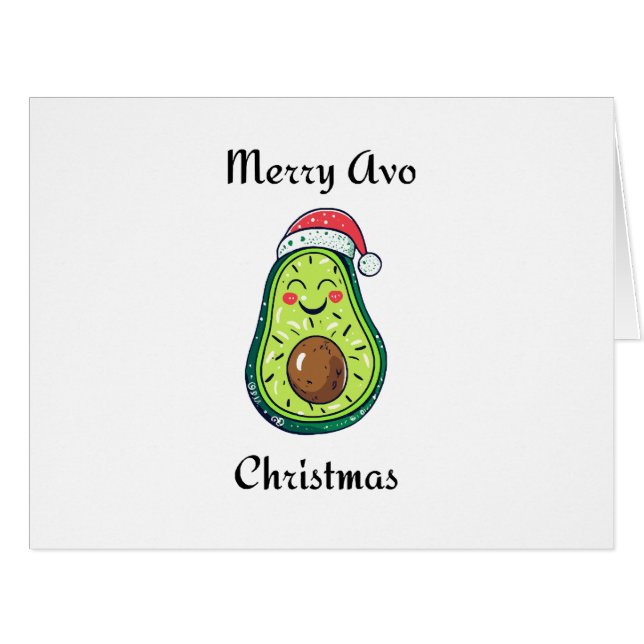 Merry Avo Christmas (Vorderseite (Horizontal))