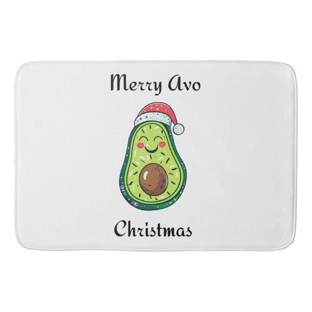 Merry Avo Christmas Badematte (Vorderseite)