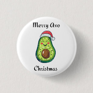 Merry Avo Christmas Button