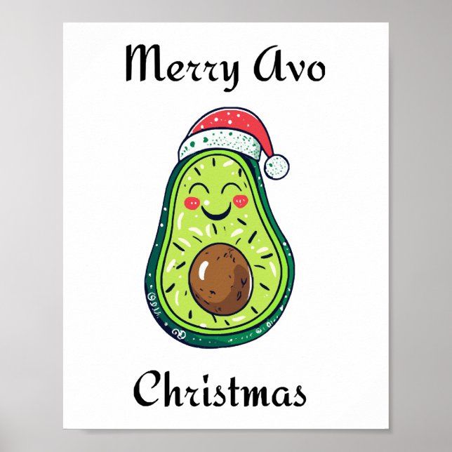 Merry Avo Christmas Poster (Vorne)