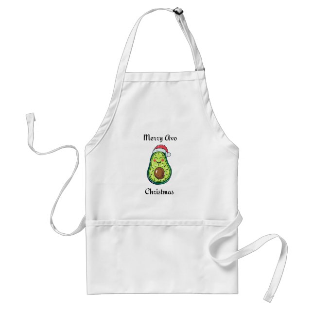 Merry Avo Christmas Schürze (Vorne)